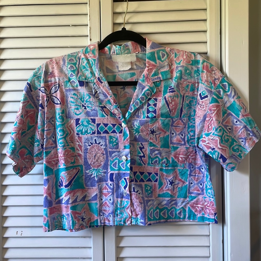 Vintage Shortsleeve Crop Top